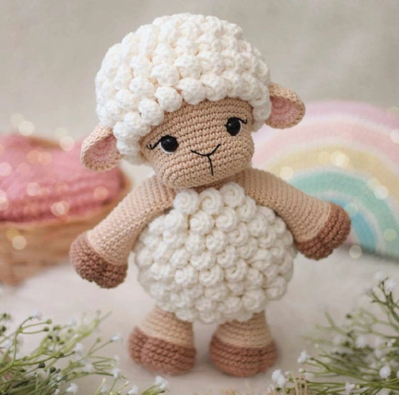 Ovelha Doroti em Amigurumi