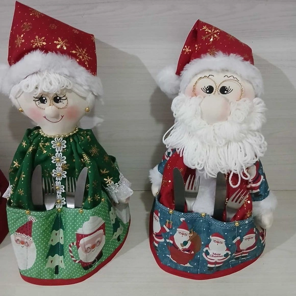 Papai Noel Porta-talheres
