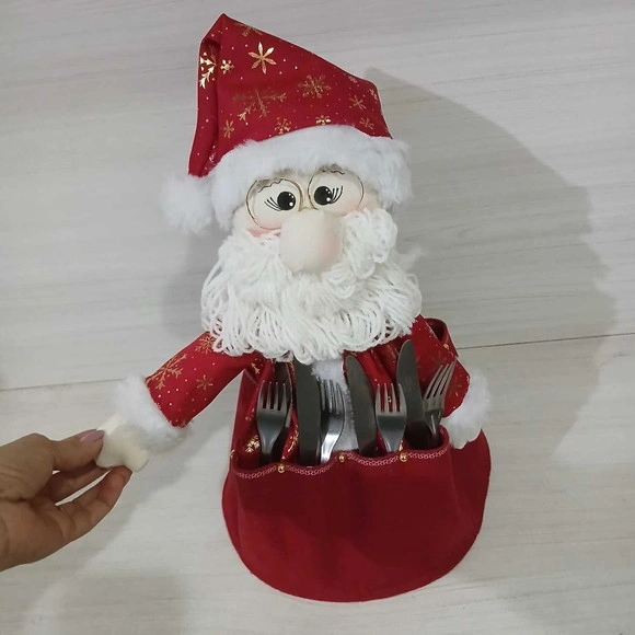 Papai Noel Porta-talheres