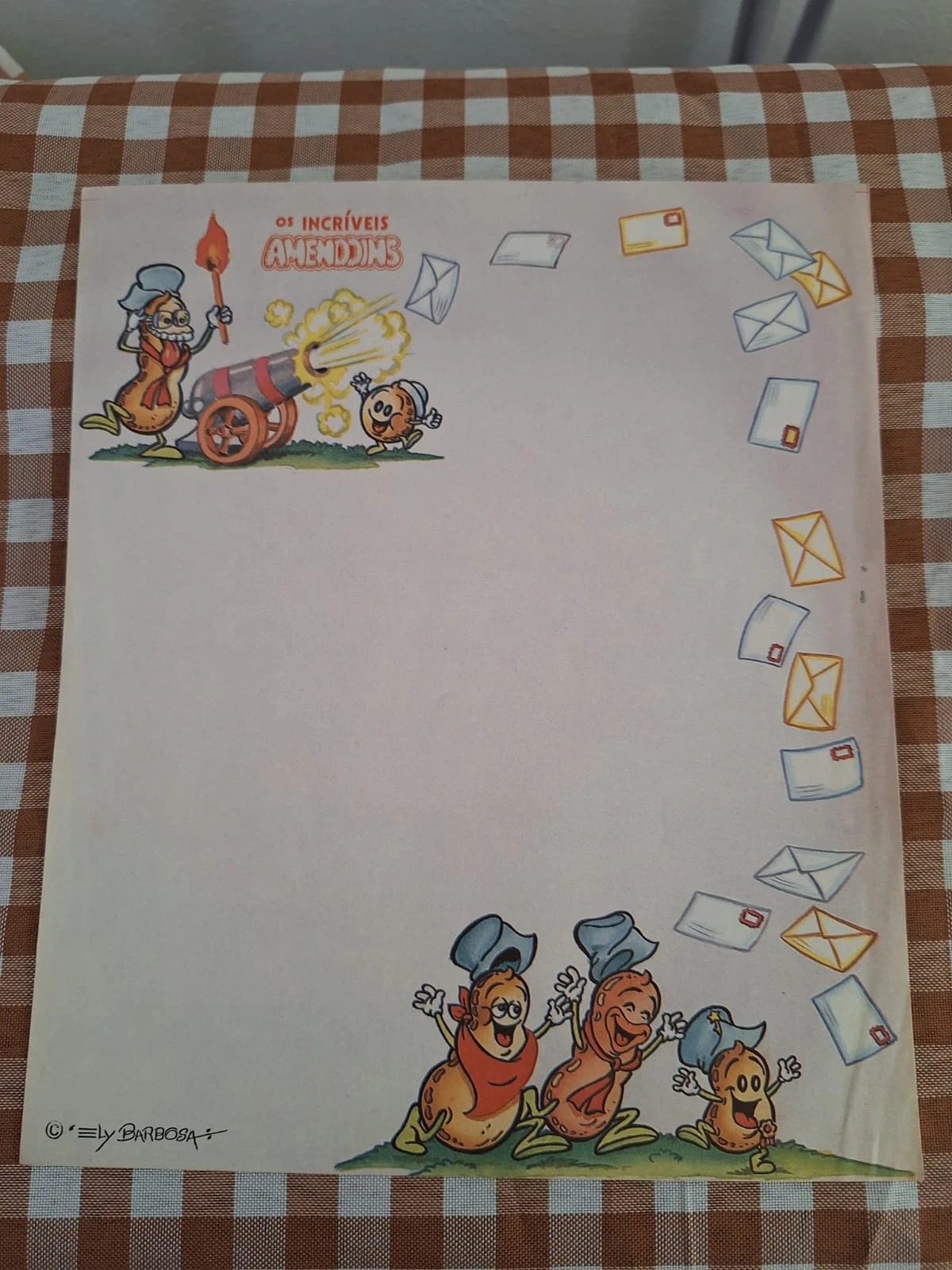 Papel de Carta Antigo Ely Barbosa