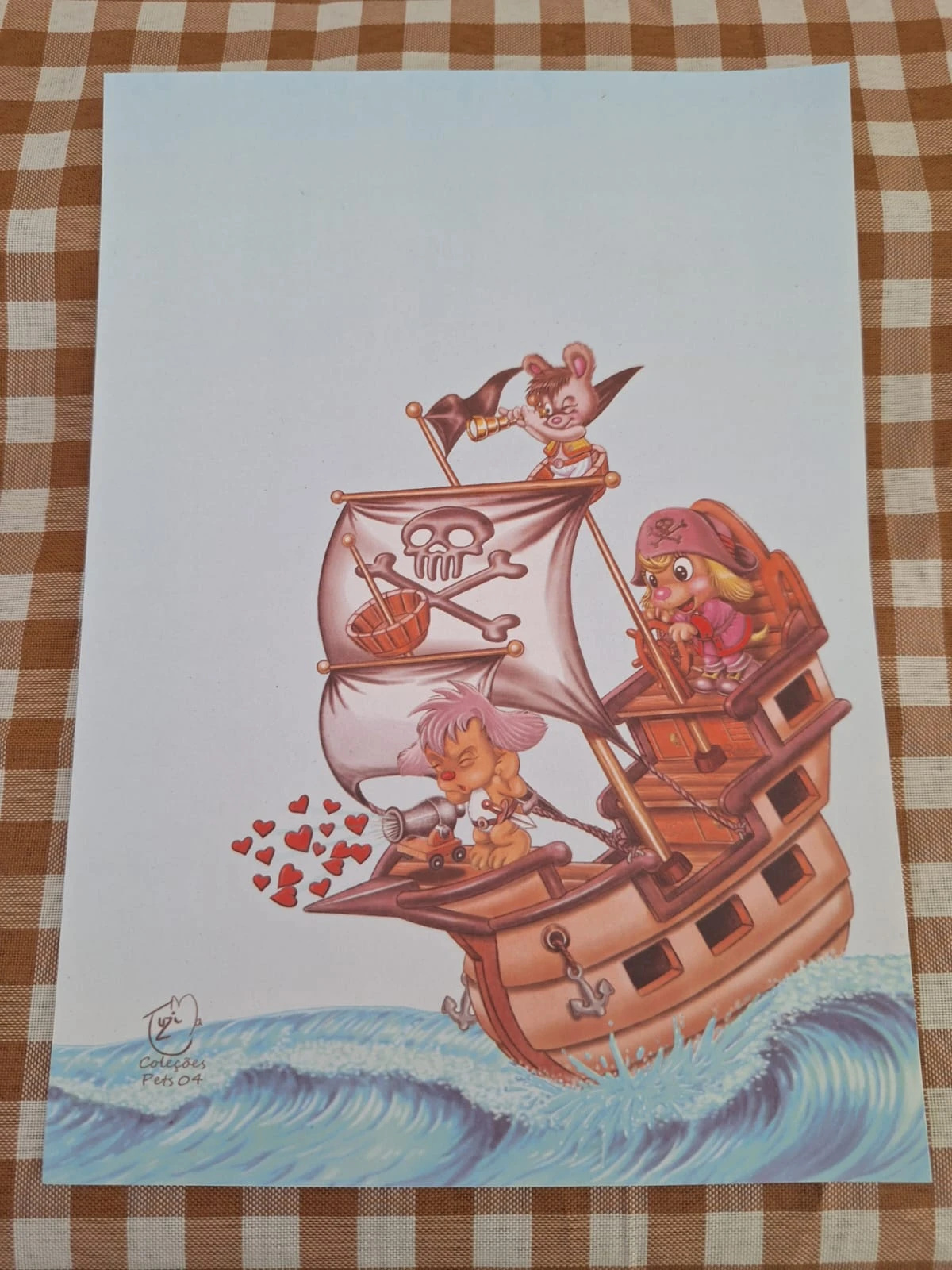 Papel de Carta Antigo MaTuzi pets