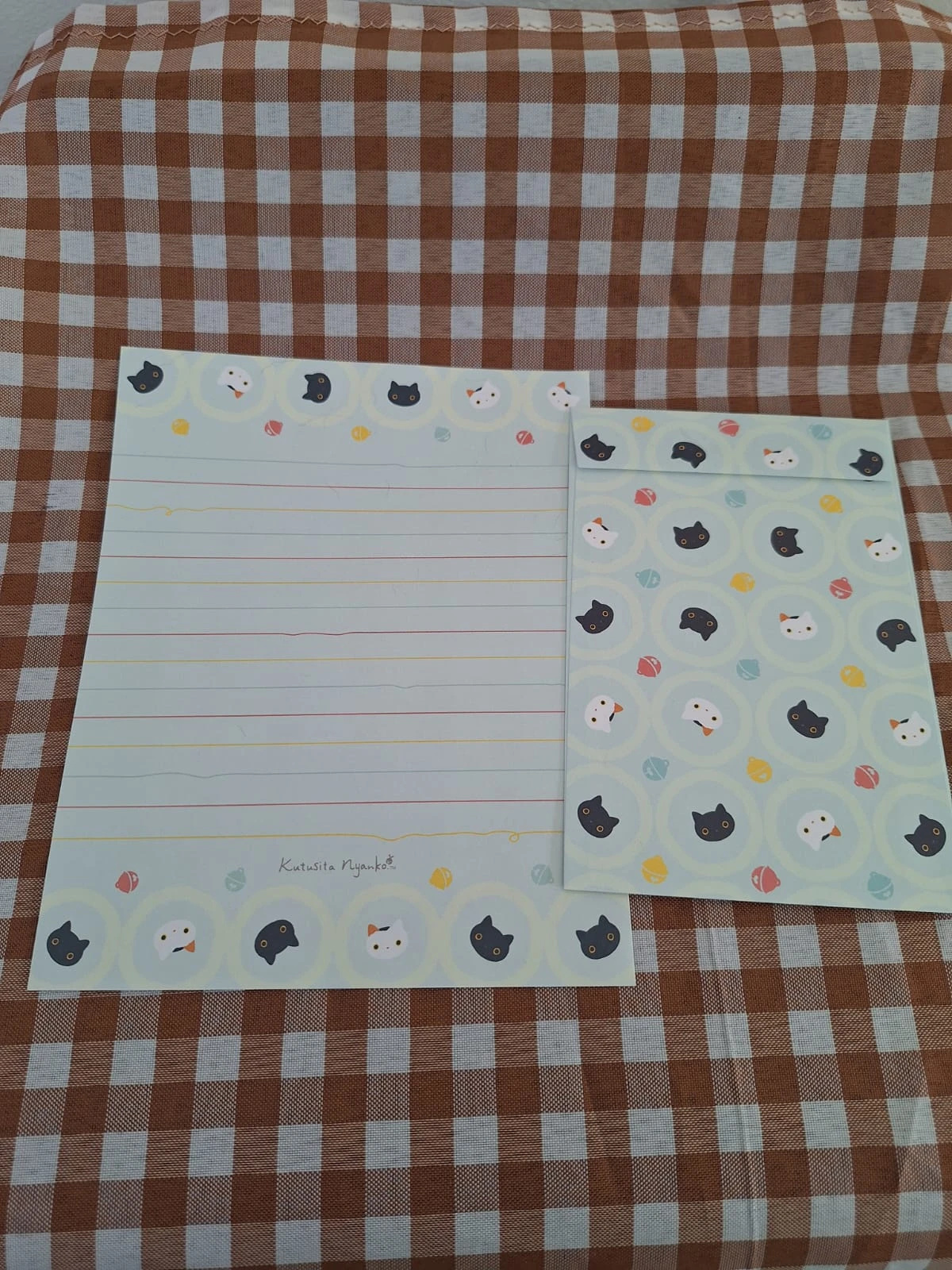 Papel de carta da Katusita Nyanko