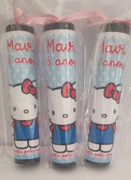 Pega Vareta Personalizada Hello Kitty