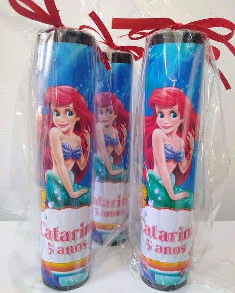 Pega Vareta Personalizado Pequena Sereia