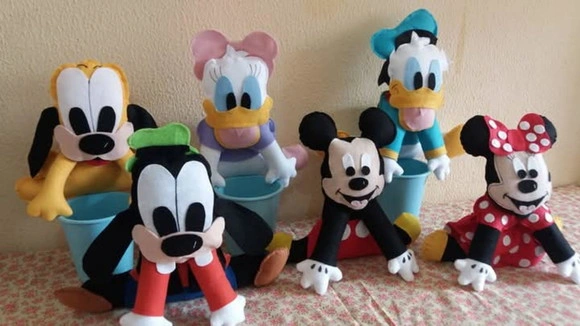 Kit 10 Persoanagens Decoração de Festa