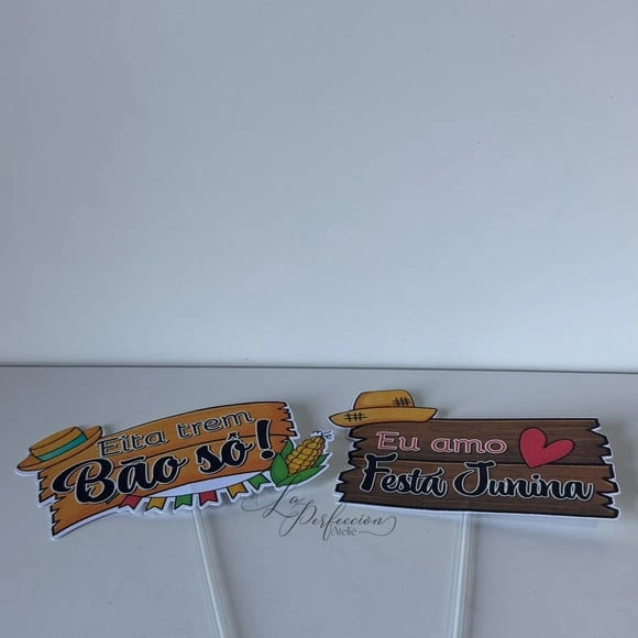 Placa para Buffet Tema Festa Junina