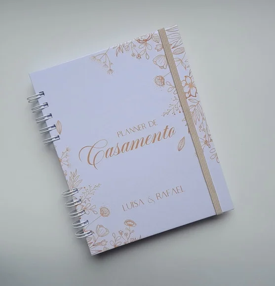 Planner da Noiva Personalizado Permanente c/ Divis - Mod 01