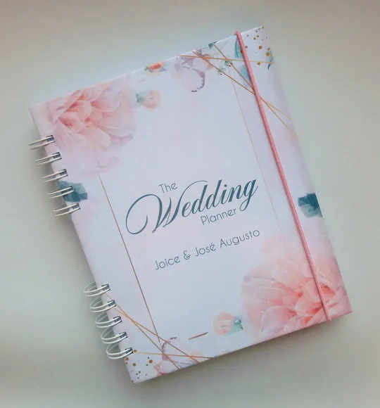 Planner da Noiva Personalizado Permanente c/ Divis - Mod 01