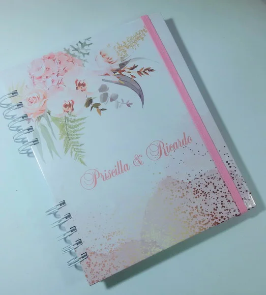 Planner da Noiva Personalizado Permanente c/ Divis - Mod 01