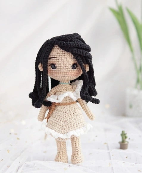 Pocahontas em Amigurumi