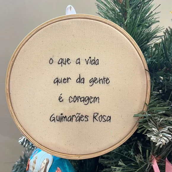 Poesia - Poemas - Refrão- Motivacionais - Bordado 14 cm