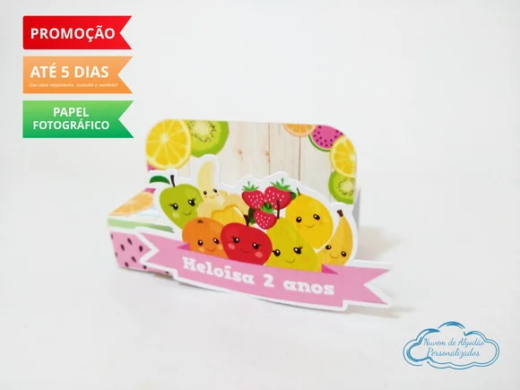 Porta bis duplo Frutinhas