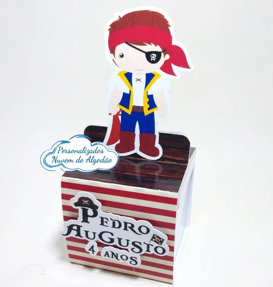 Porta caixa acrílica Pirata