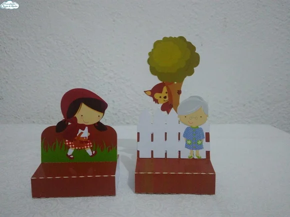 Porta Chocolate - Chapeuzinho Vermelho