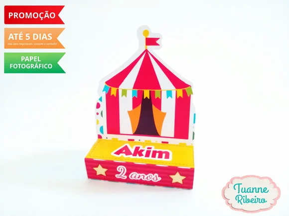 Porta Chocolate - Circo