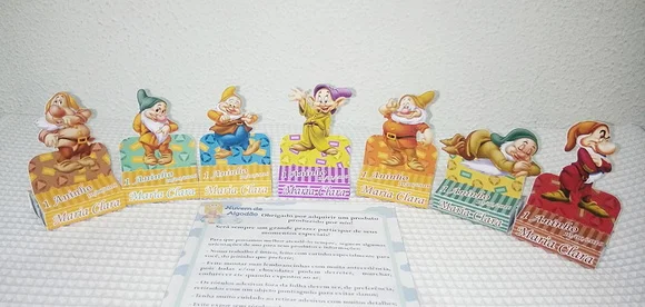 Porta Chocolate Duplo - 7 Anões