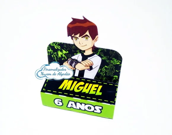 Porta Chocolate Duplo Ben 10