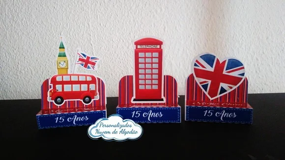 Porta Chocolate Duplo - Londres