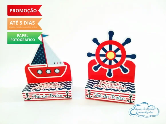 Porta chocolate duplo Marinheiro
