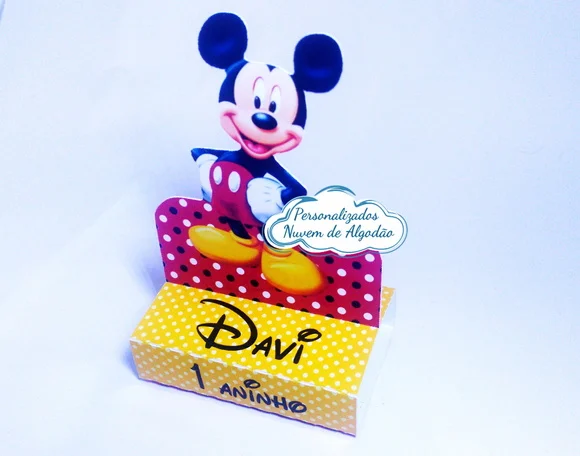 Porta Chocolate Duplo - Mickey