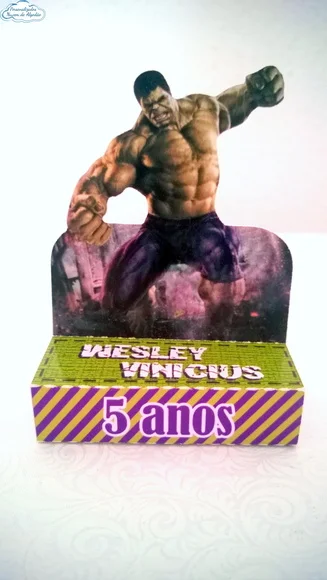 Porta Chocolate - Hulk