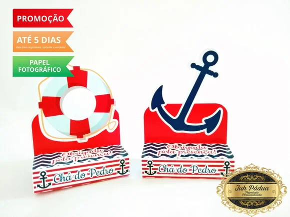 Porta chocolate Marinheiro