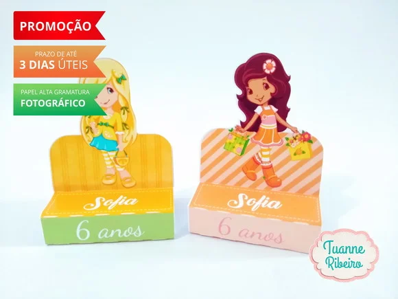 Porta Chocolate - Moranguinho