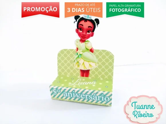 Porta Chocolate - Princesa e o Sapo