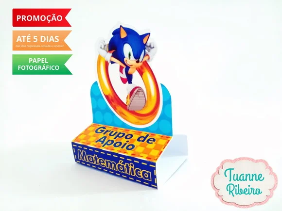 Porta Chocolate - Sonic