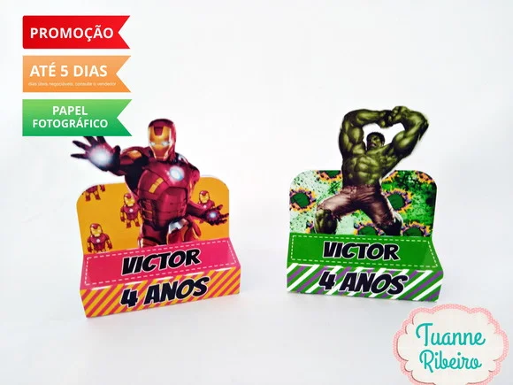 Porta Chocolate - Vingadores