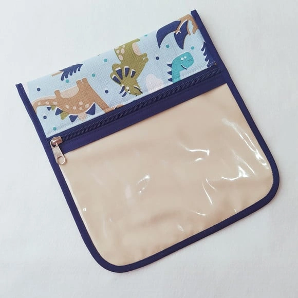 Porta Kit de Higiene - Dinossauros