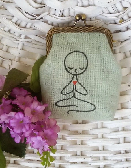 Porta Moedas "namastê"
