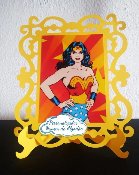 Porta Retrato - Mulher Maravilha