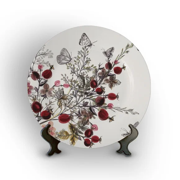 Prato de Porcelana Decorativo