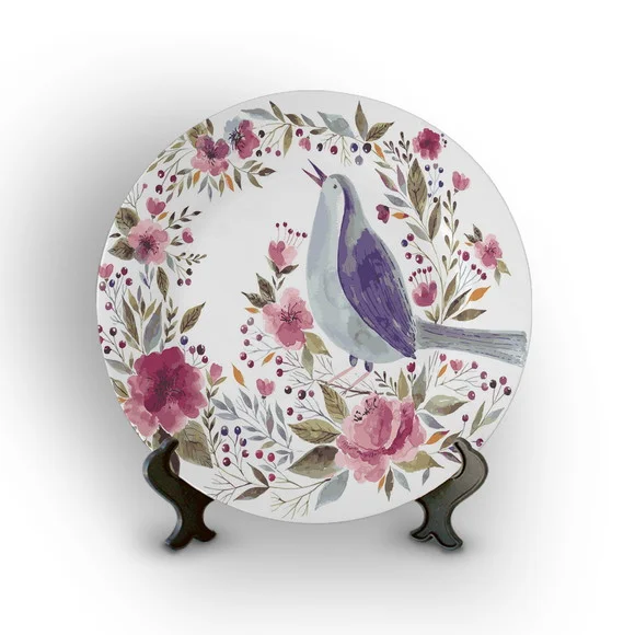 Prato de Porcelana Decorativo