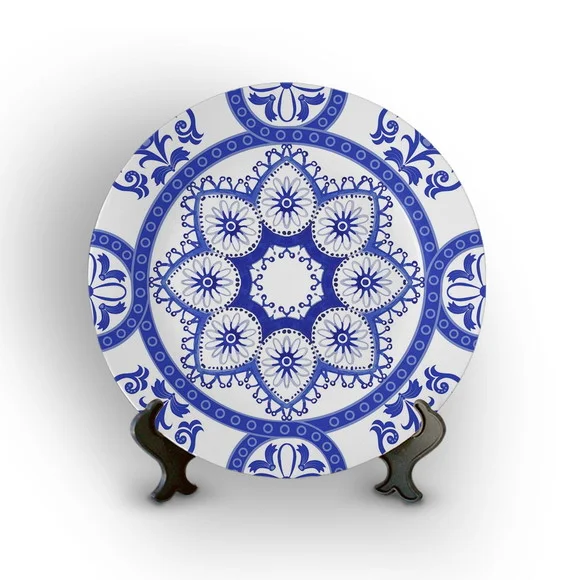 Prato de Porcelana Decorativo
