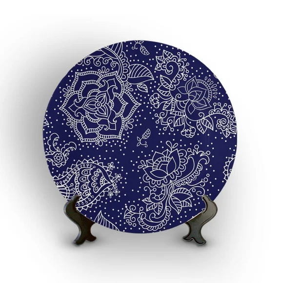 Prato de Porcelana Decorativo