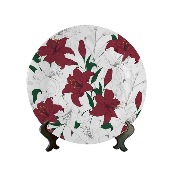 Prato Decorativo Floral