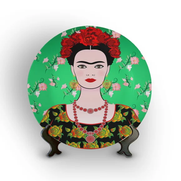 Prato Decorativo Frida Kahlo