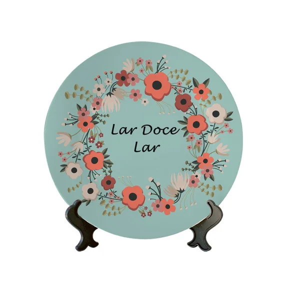 Prato Decorativo Lar Doce Lar