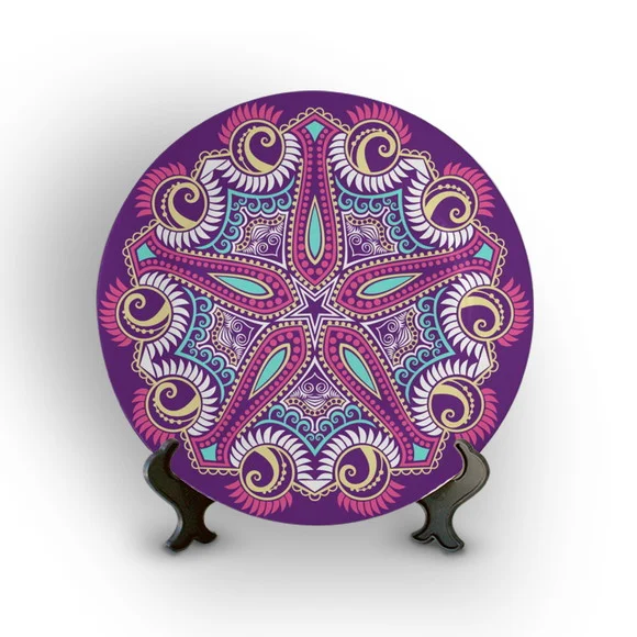Prato Decorativo Mandala