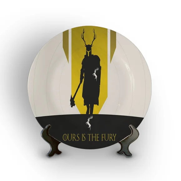 Prato Porcelana Decorativo Game of Thrones