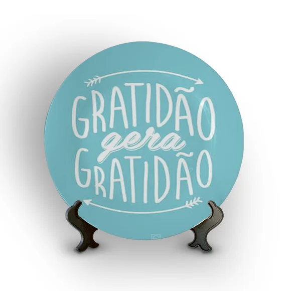 Prato Porcelana Decorativo