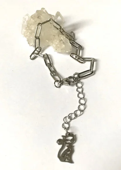 Pulseira Aço Inoxidável com Gato - Pet