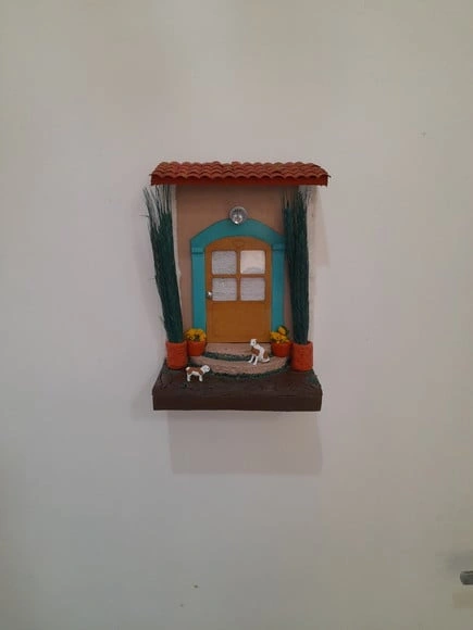Quadro em Madeira e mdf Frente de Casav