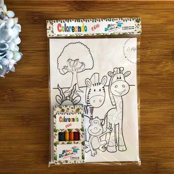 Desenhos para Colorir Safari