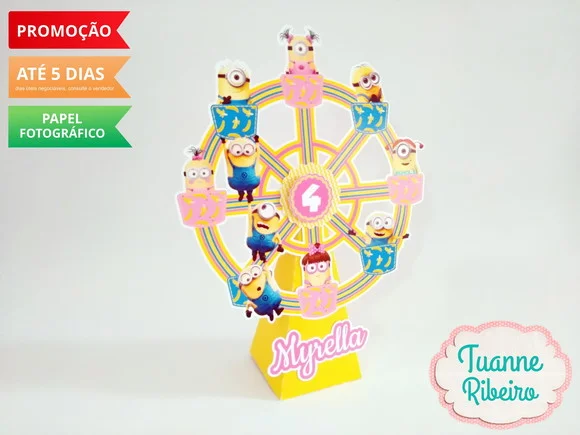 Roda Gigante - Minions - FRENTE E VERSO