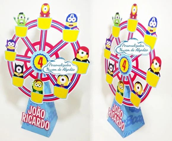 Roda Gigante - Minions Super Heróis