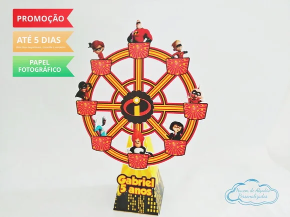Roda gigante Os incríveis