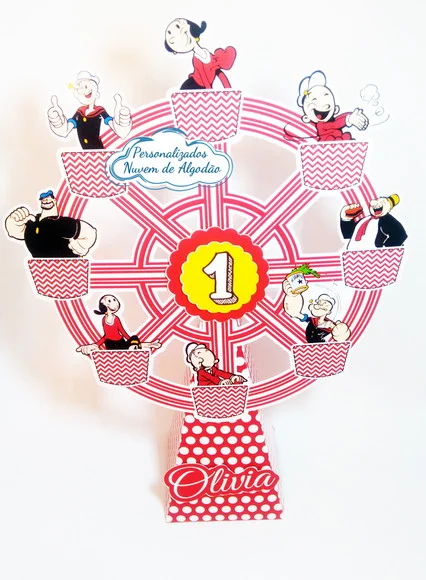 Roda Gigante Popeye e Olivia